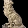 Heulende Wolf Figur - Der Ruf Im Sturm Grau -Figuren Deko Verkauf 2D FS822 Heulende Wolf Figur Der Ruf im Sturm grau 3 1280x1280
