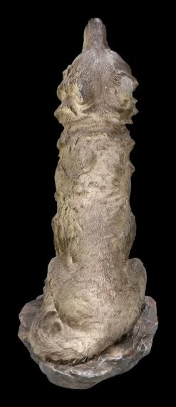 Heulende Wolf Figur - Der Ruf Im Sturm Grau -Figuren Deko Verkauf 2D FS822 Heulende Wolf Figur Der Ruf im Sturm grau 4 1280x1280