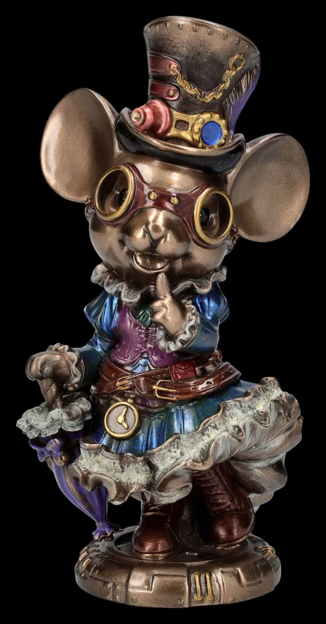 Steampunk Figur - Maus Im Kleid 3 Steampunk Figur - Maus Im Kleid