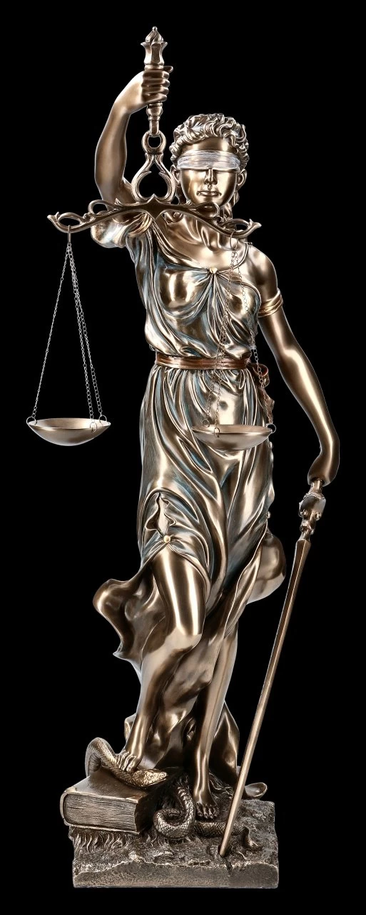 Justitia Statue - Mit Waage Und Schwert - Groß 7 Justitia Statue - Mit Waage Und Schwert - Groß – Bild 5