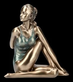 Weibliche Yoga Figur - Ardha Matsyendra-Asana Stellung -Figuren Deko Verkauf 2D KS3680 Yoga Figur Ardha Matsyendra Asana Stellung 1 1280x1280