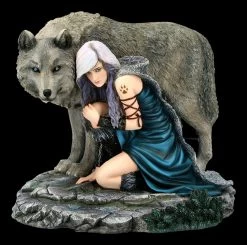 Wolf Figur - Protector By Anne Stokes - Limitiert