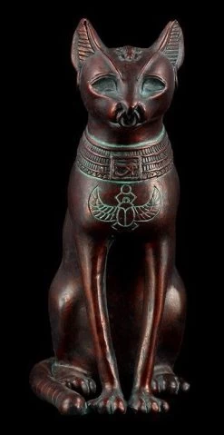 Bastet Figur Klein - Kupferoptik -Figuren Deko Verkauf 6068 1 figur bastet 1 1280x1280