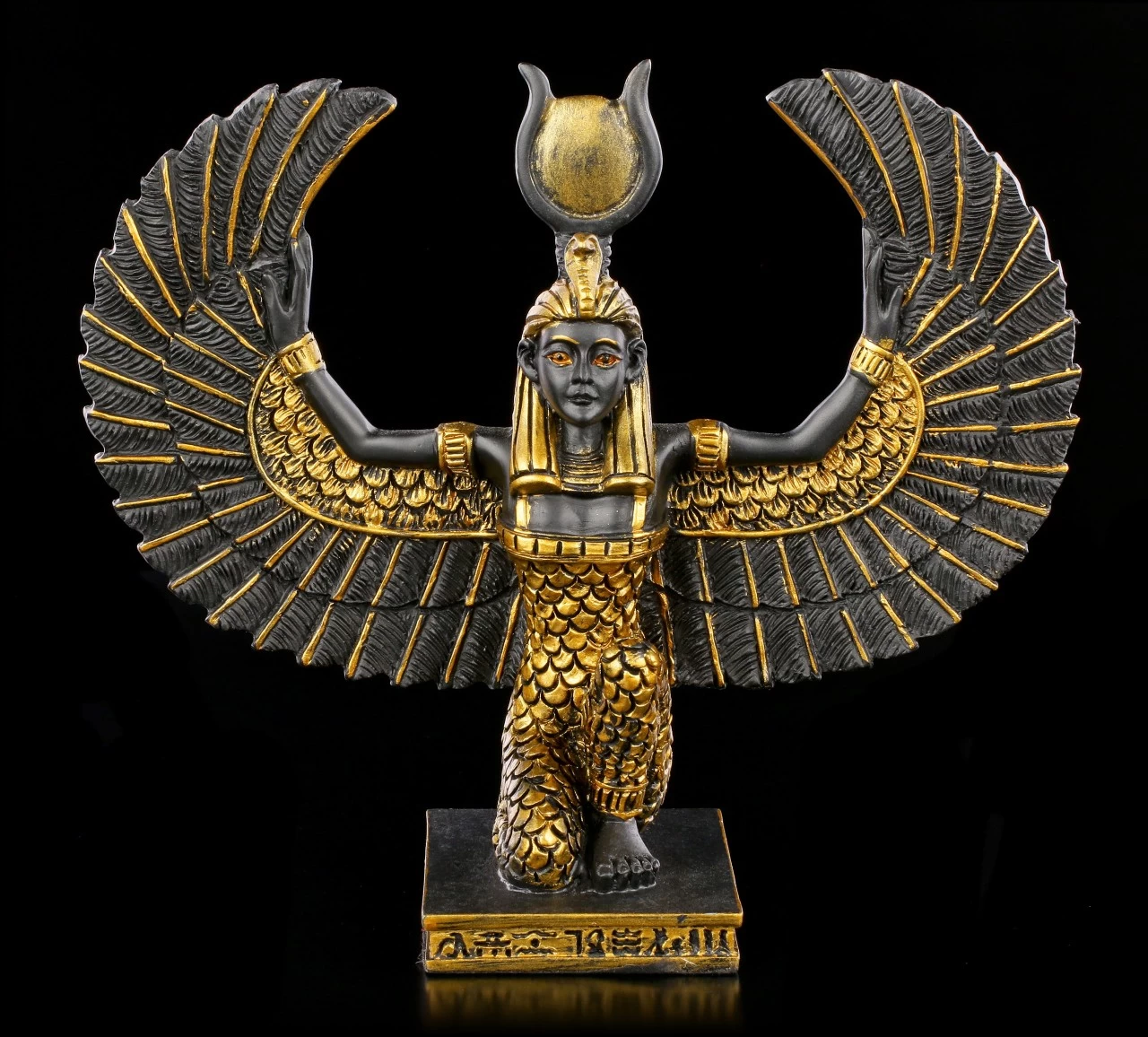 Ägyptische Figur - Isis Mit Ausgebreiteten Flügeln 4 Ägyptische Figur - Isis Mit Ausgebreiteten Flügeln – Bild 2