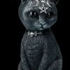 NEMESIS NOW Okkulte Katzenfigur Mit Hörnern - Pawzuph Groß