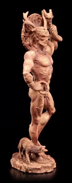 Götter Figur - Gehörnter Cernunnos - Terrakottafarben -Figuren Deko Verkauf Cernunnos Figur 2 1280x1280