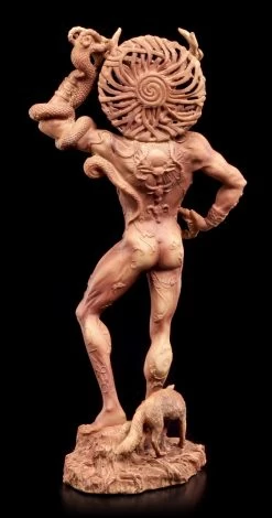 Götter Figur - Gehörnter Cernunnos - Terrakottafarben -Figuren Deko Verkauf Cernunnos Figur 3 1280x1280