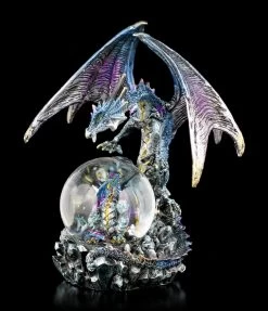 Drachenfigur Mit Schneekugel - Azul Oracle -Figuren Deko Verkauf Drachen Schneekugel Azul Oracle 4 1280x1280