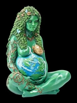 NEMESIS NOW Himmlische Gaia Figur - Mutter Erde - Mittel Bemalt