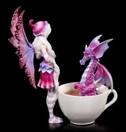 Elfen Figur Mit Tasse - Cup Fairy With Dragon -Figuren Deko Verkauf Elfe Tasse Drache 2 1280x1280