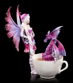 Elfen Figur Mit Tasse - Cup Fairy With Dragon -Figuren Deko Verkauf Elfe Tasse Drache 3 1280x1280