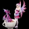 Elfen Figur Mit Tasse - Cup Fairy With Dragon -Figuren Deko Verkauf Elfe Tasse Drache 1280x1280