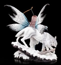 Elfen Figur - Lupara Mit Wolf Und Schussbereitem Bogen -Figuren Deko Verkauf Elfen Bogen Wolf 3 1280x1280
