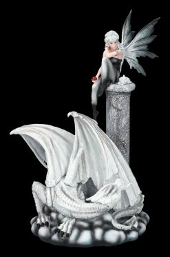Elfen Figur - Alaina Mit Weißem Drachen -Figuren Deko Verkauf Elfen Figur Alaina mit weissem Drachen 6 1280x1280