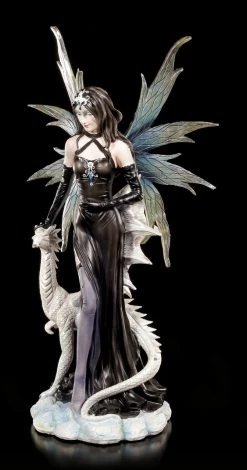 Elfen Figur - Isadra Mit Weißem Drachen -Figuren Deko Verkauf Elfen Figur Isadra Mit Weissen Drachen 1280x1280