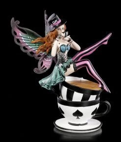 NEMESIS NOW Elfen Figur - Wonderland Fairy Hatter