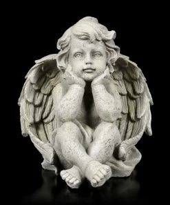 Engel Gartenfigur - Junge Schaut Verträumt -Figuren Deko Verkauf Engel Gartenfigur Junge Schaut Vertraeumt 1 1280x1280