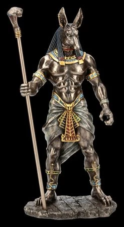 Neue Produkte 11 Anubis Figur Mit Kobra Zepter