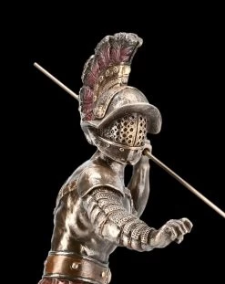 Gladiator Figur - Murmillo Im Kampf Mit Speer -Figuren Deko Verkauf FS20408 Murmillo Gladiator mit Speer 10 1280x1280