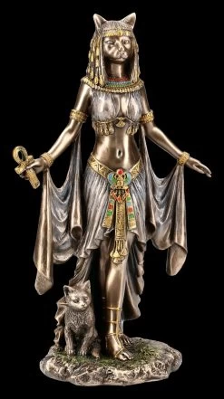 Bastet Figur Mit Ankh