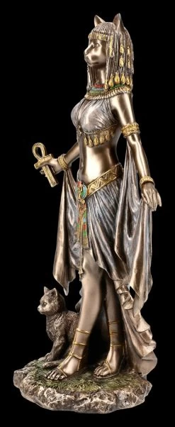 Neue Produkte -Figuren Deko Verkauf FS20451 Bastet Figur mit Ankh 3 1280x1280