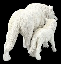 Wolf Figur - Winter Offering -Figuren Deko Verkauf FS20719 Wolf Figur Winter Offering 3 1280x1280