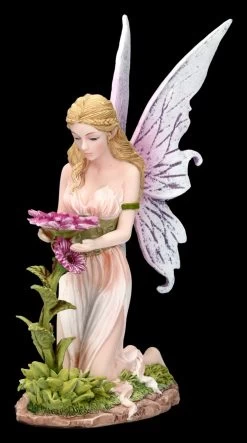 Elfen Figur - Florina Kniet Vor Blume -Figuren Deko Verkauf FS20781 Elfen Figur Florina kniet vor Blume 3 1280x1280