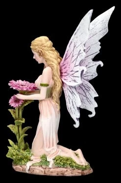 Elfen Figur - Florina Kniet Vor Blume -Figuren Deko Verkauf FS20781 Elfen Figur Florina kniet vor Blume 5 1280x1280