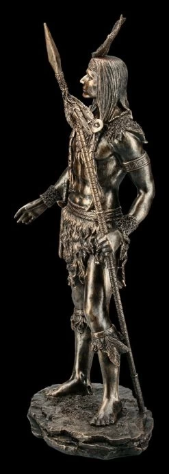 Indianer Krieger Figur - Krieger Mit Speer -Figuren Deko Verkauf FS21241 Indianer Krieger Figur stehend mit Speer 3 1280x1280