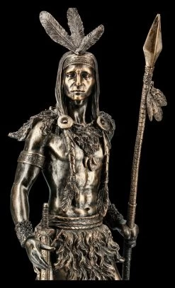 Indianer Krieger Figur - Krieger Mit Speer -Figuren Deko Verkauf FS21241 Indianer Krieger Figur stehend mit Speer 9 1280x1280