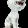 Wackelkopf Figur - Winter Wolf Cub