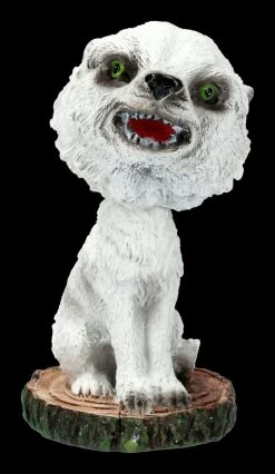 Wackelkopf Figur - Winter Wolf Cub -Figuren Deko Verkauf FS21640 Wackelkopf Figur Winter Wolf Cub 2 1280x1280