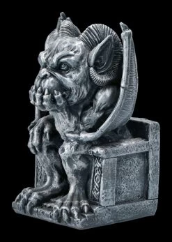 Gargoyle Figur - Kleiner Herrscher Auf Thron -Figuren Deko Verkauf FS22675 Gargoyle Figur Kleiner Herrscher auf Thron 3 1280x1280