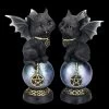 Vampirkatzen Figur 2er Set Auf Wahrsagerkugel -Figuren Deko Verkauf FS24975 Vampirkatzen Figur 2er Set 1 1280x1280