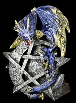 Drachenfigur Schlängelt Sich Um Mond-Pentagramm -Figuren Deko Verkauf FS25480 Drachenfigur schl ngelt sich um Mond Pentagramm 2 1280x1280