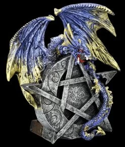 Drachenfigur Schlängelt Sich Um Mond-Pentagramm -Figuren Deko Verkauf FS25480 Drachenfigur schl ngelt sich um Mond Pentagramm 9 1280x1280