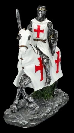 Tempelritter Figur Reitend Auf Pferd -Figuren Deko Verkauf FS25702 Tempeltitter Figur reitend auf Pferd 10 1280x1280