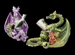 Drachenfiguren Bunt 2er Set - Geschichten Lesen -Figuren Deko Verkauf FS25709 Drachenfiguren bunt 2er Set Geschichten lesen 2 1280x1280
