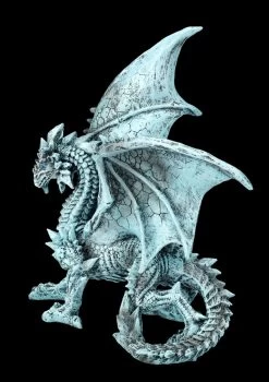 Drachenfigur Blau - Eisdrache -Figuren Deko Verkauf FS25711 Drachenfigur blau Eisdrache 2 1280x1280