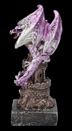Drachenfigur - Guardian Of The Tower Lila -Figuren Deko Verkauf FS26091 Drachenfigur Guardian of the Tower lila 4 1280x1280