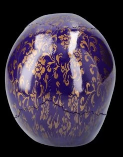 Totenkopf Figur Indigo-blau - Indigo Elegance -Figuren Deko Verkauf FS26162 Totenkopf Figur indigo blau Indigo Elegance 6 1280x1280