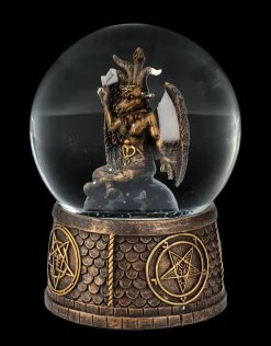 Schneekugel Mit Baphomet -Figuren Deko Verkauf FS26451 Schneekugel mit Baphomet 3 1280x1280