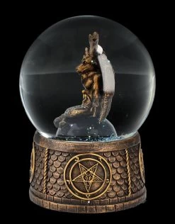 Schneekugel Mit Baphomet -Figuren Deko Verkauf FS26451 Schneekugel mit Baphomet 4 1280x1280