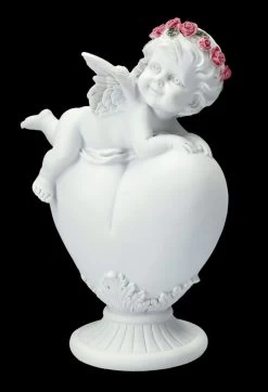 Engel Figur - Putte Mit Rosenkranz Auf Herz -Figuren Deko Verkauf FS26628 Engel Figur Putte mit Rosenkranz auf Herz 2 1280x1280