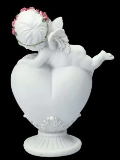 Engel Figur - Putte Mit Rosenkranz Auf Herz -Figuren Deko Verkauf FS26628 Engel Figur Putte mit Rosenkranz auf Herz 6 1280x1280