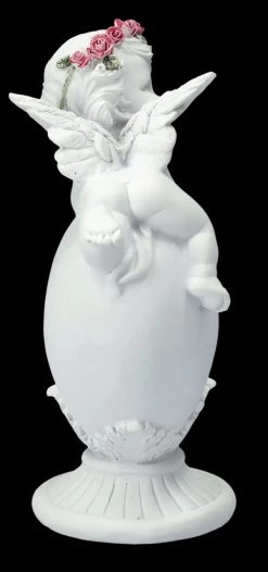 Engel Figur - Putte Mit Rosenkranz Auf Herz -Figuren Deko Verkauf FS26628 Engel Figur Putte mit Rosenkranz auf Herz 8 1280x1280