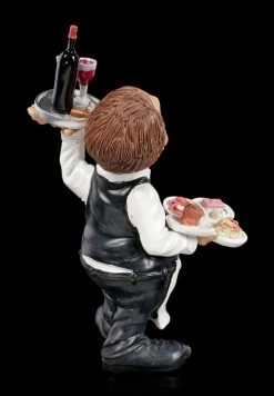 Funny Job Figur - Kellner Mit Schlemmereien -Figuren Deko Verkauf Funny Job Figur Kellner Mit Schlemmereien 4 1280x1280