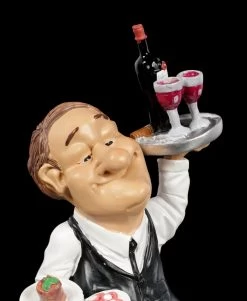 Funny Job Figur - Kellner Mit Schlemmereien -Figuren Deko Verkauf Funny Job Figur Kellner Mit Schlemmereien 5 1280x1280