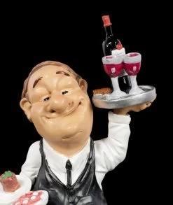 Funny Job Figur - Kellner Mit Schlemmereien -Figuren Deko Verkauf Funny Job Figur Kellner Mit Schlemmereien 6 1280x1280