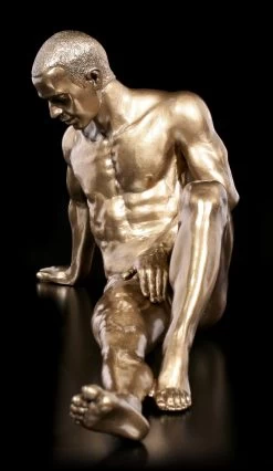 Männliche Akt Figur - Sitzend Mit Ausgestrecktem Bein -Figuren Deko Verkauf Maennliche Akt Figur Sitzend Mit Ausgestrecktem Bein 3 1280x1280